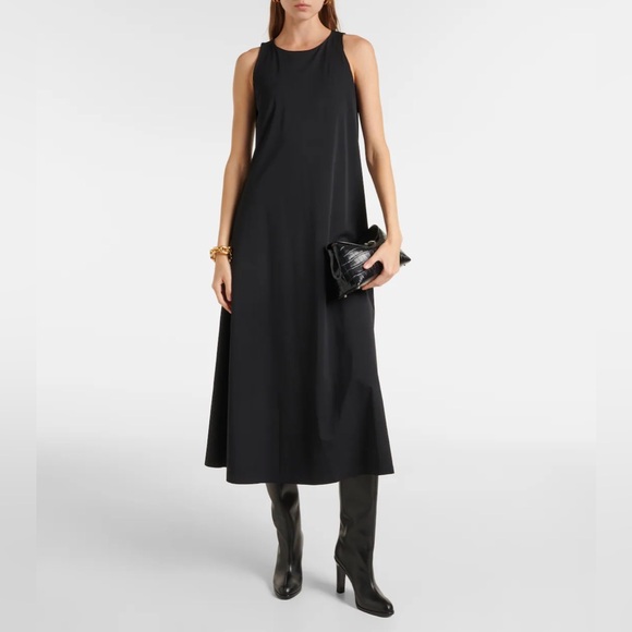 Max Mara Weekend Sleeveless Sheath Midi Dress in Black Size 4 - Picture 6 of 12